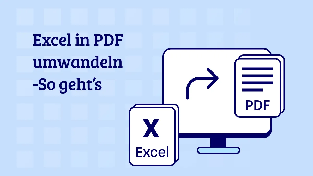 Wie Sie schnell Excel in PDF umwandeln?