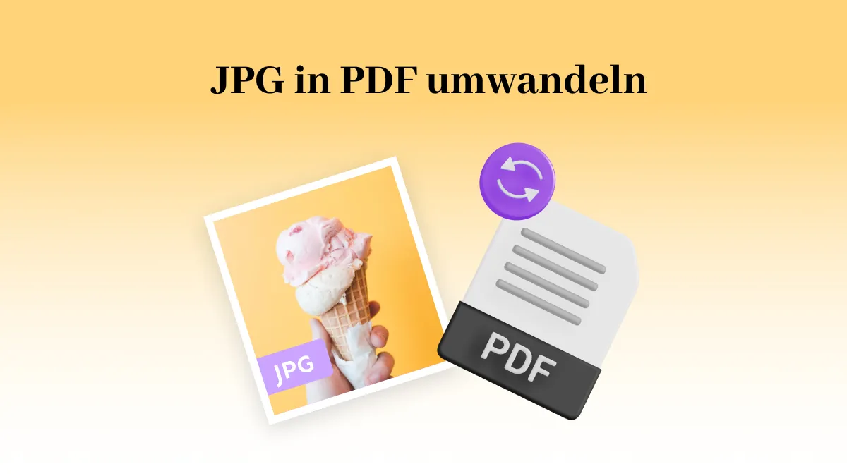 Wie Sie PDF aus JPG einfach und kostenlos erstellen - die beste Methode