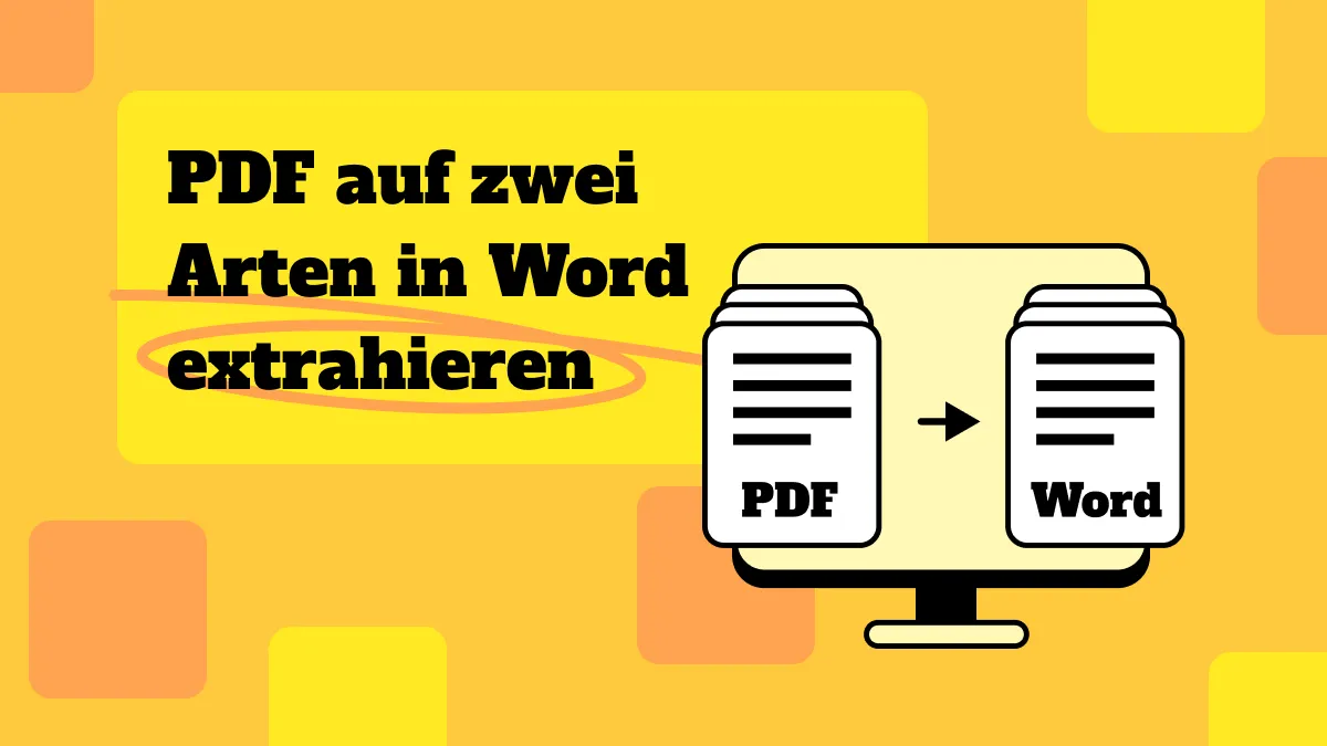 Wie Sie auf 2 Wege Text aus PDF in Word extrahieren können
