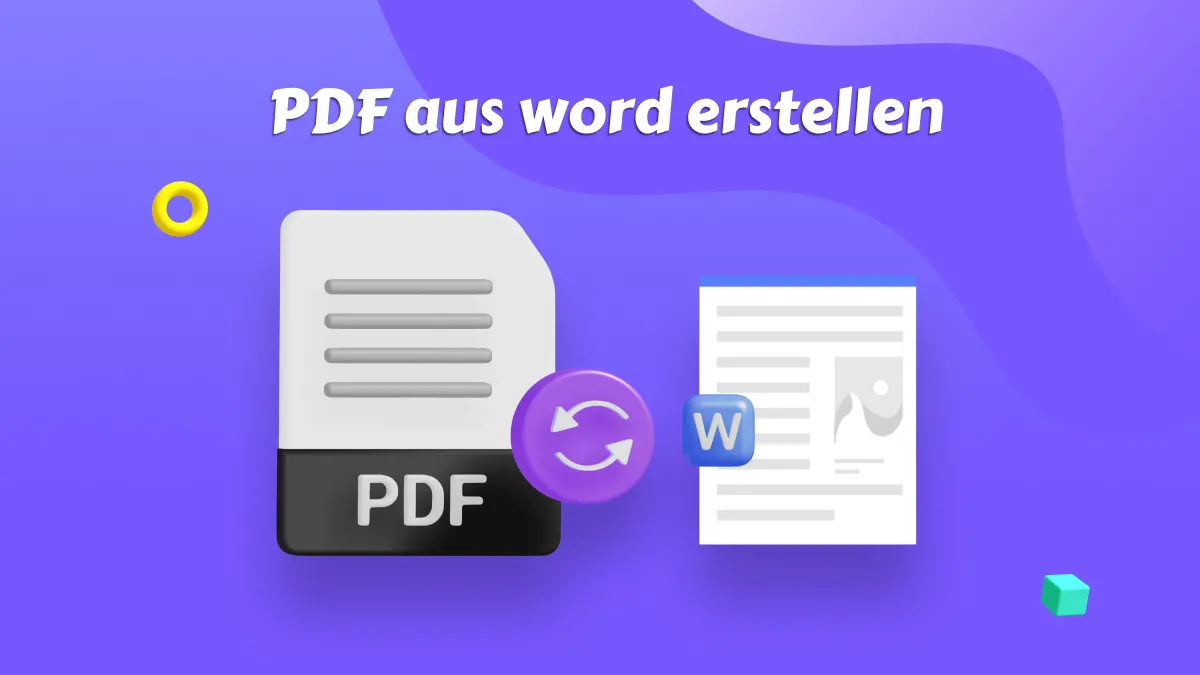 Wie Sie mit 3 Methoden ein PDF aus Word erstellen