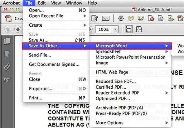 Conversor de PDF para Mac