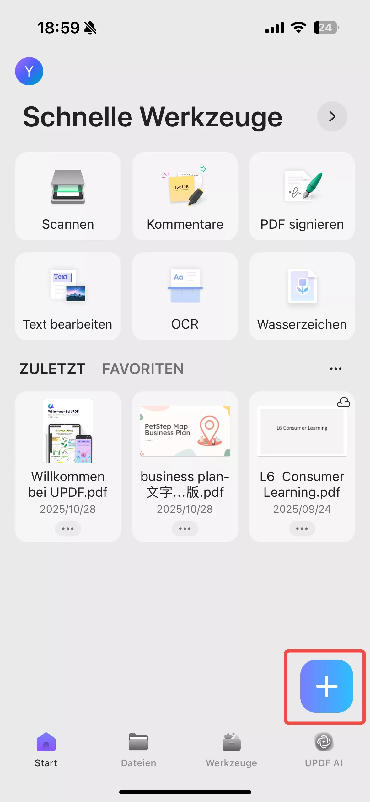 Ein einzelnes Foto mit UPDF in PDF umwandeln
