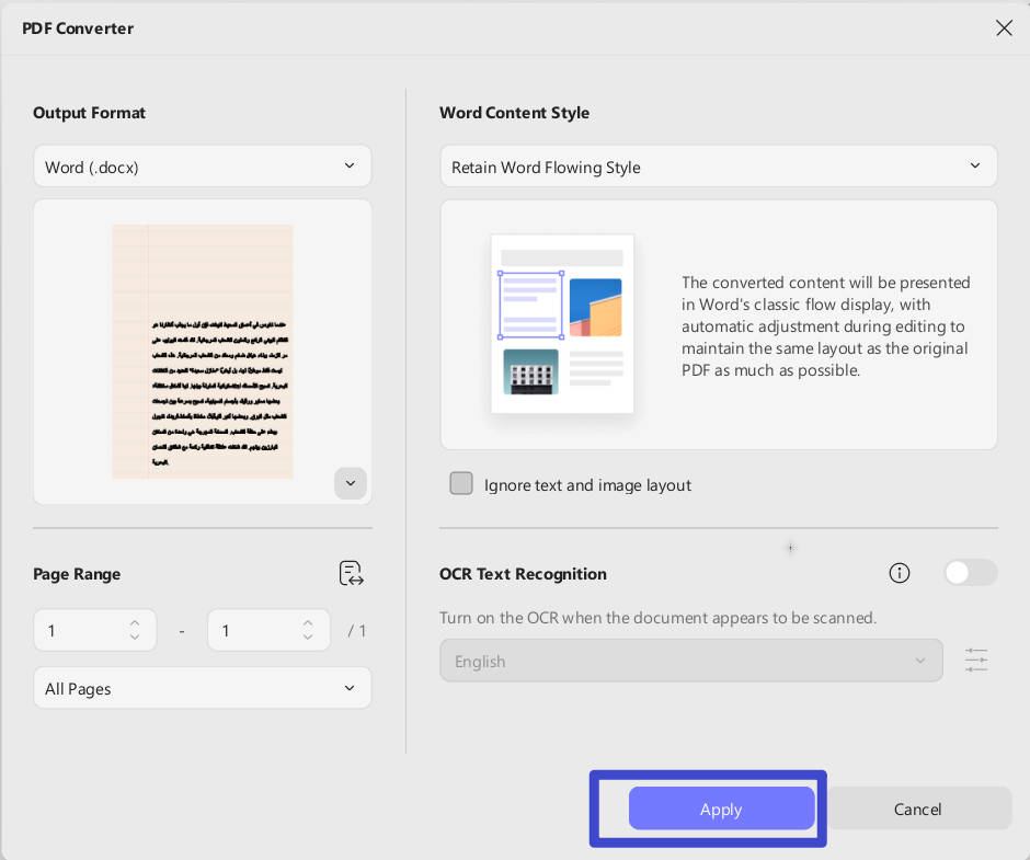 arabic pdf to word