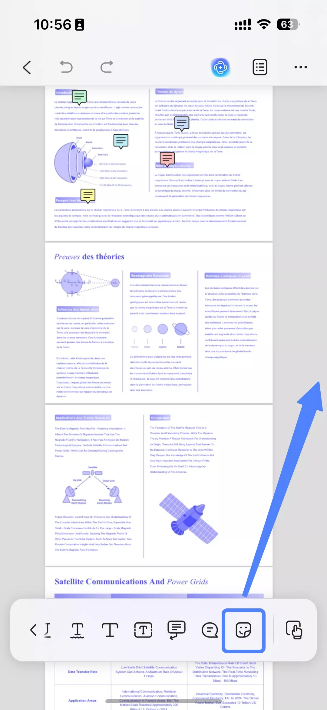 cliquez sur les autocollants