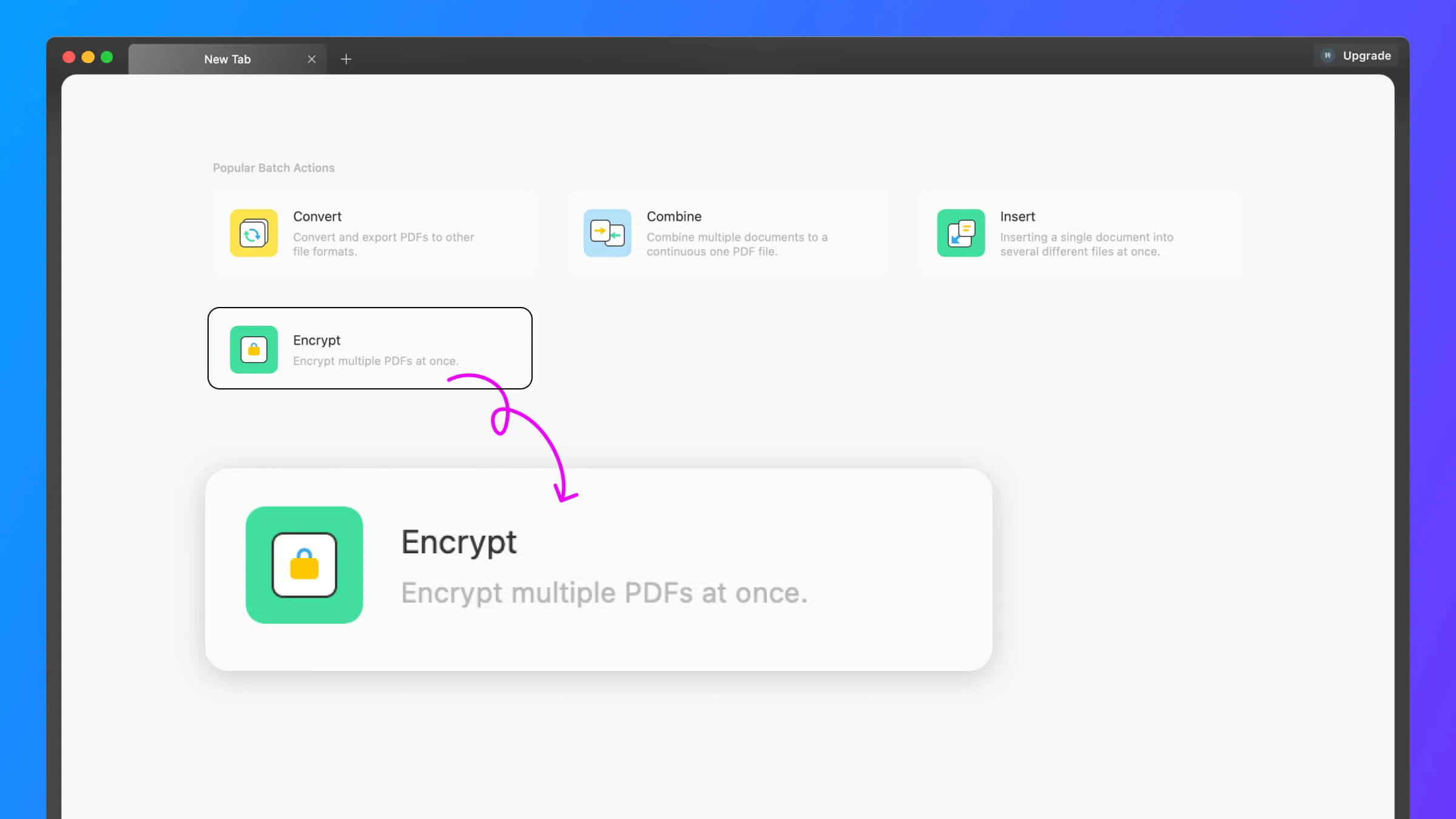 Batch encrypt