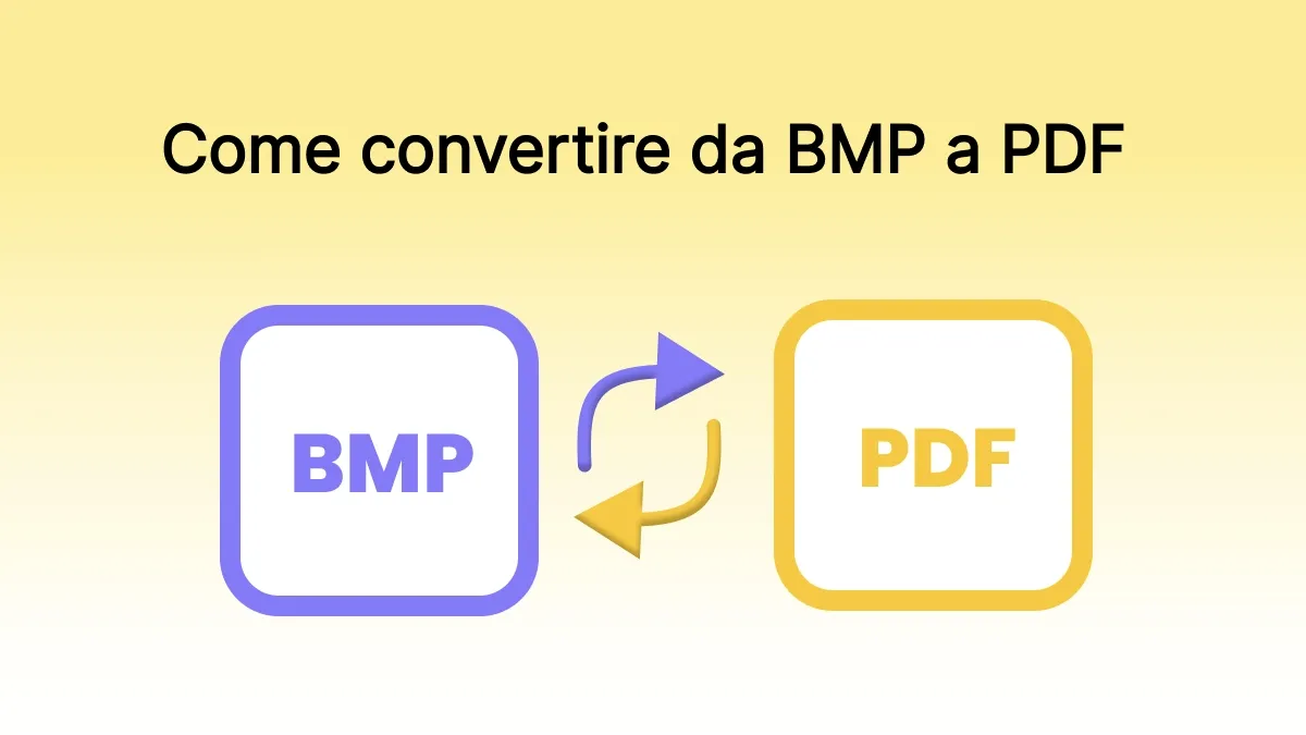 Come Convertire da BMP a PDF in Modo Fantastico