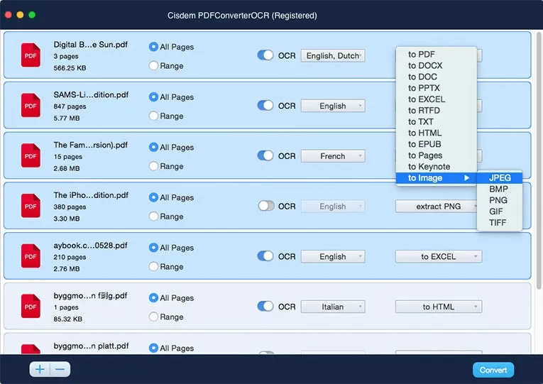 batch pdf converter updf Cisdem pdf document converter