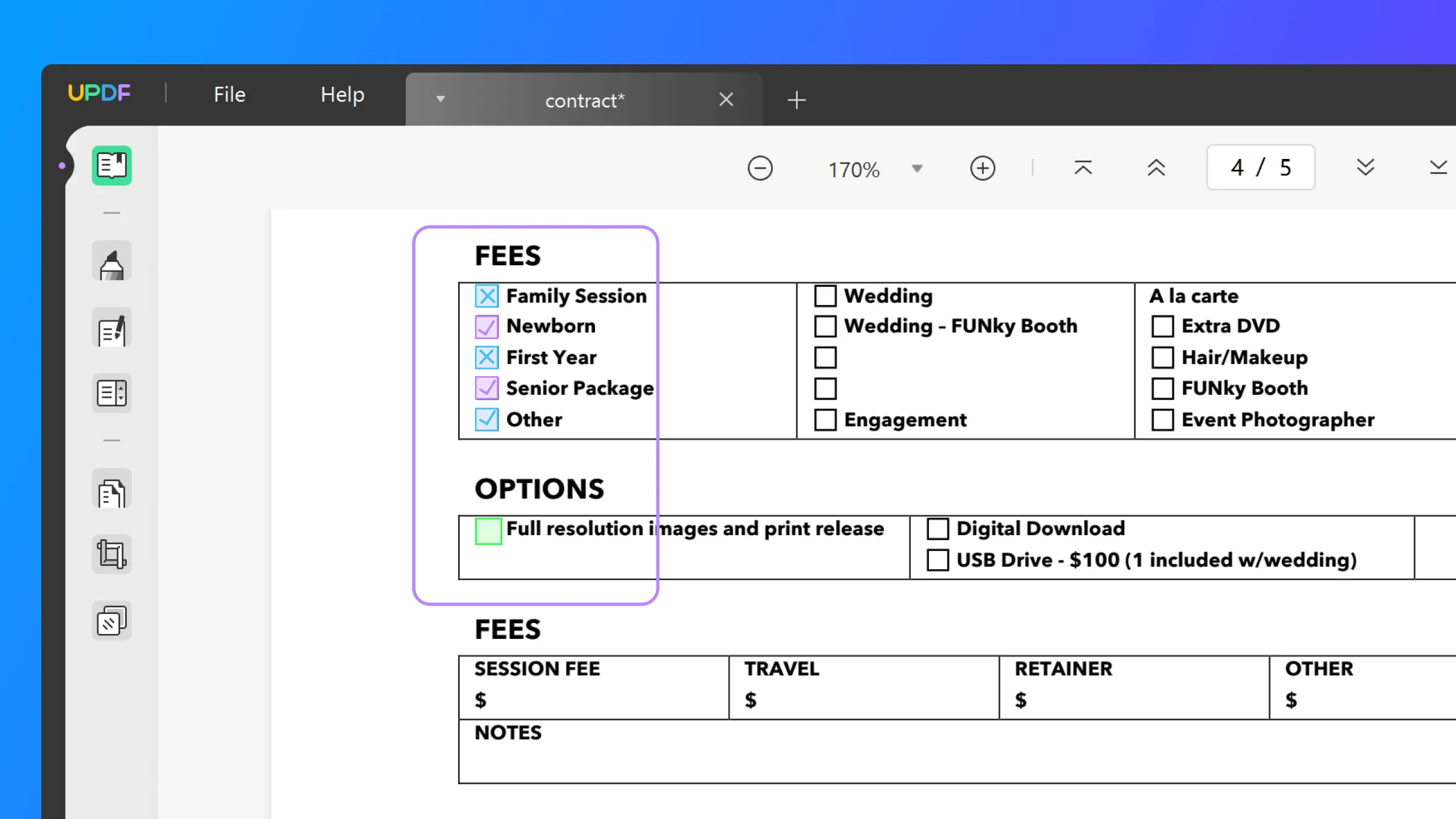 Create Fill Out Pdf Forms On Windows With Updf User Guide