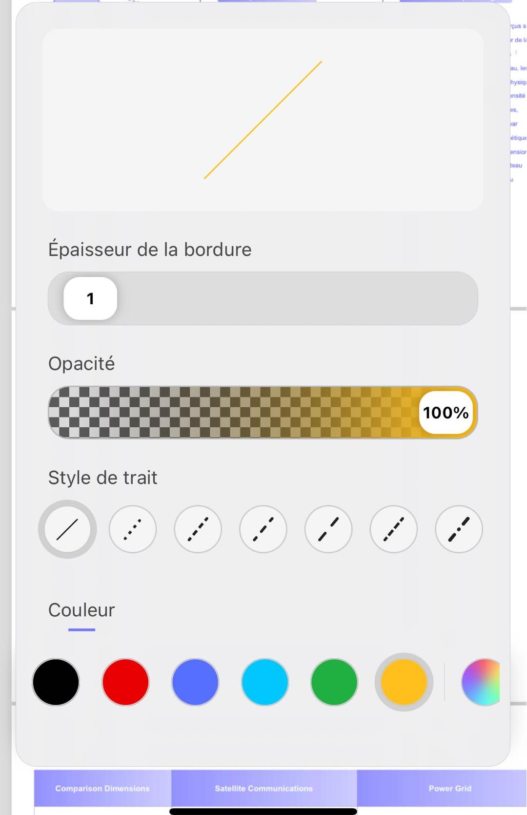 changer la couleur de la forme ios