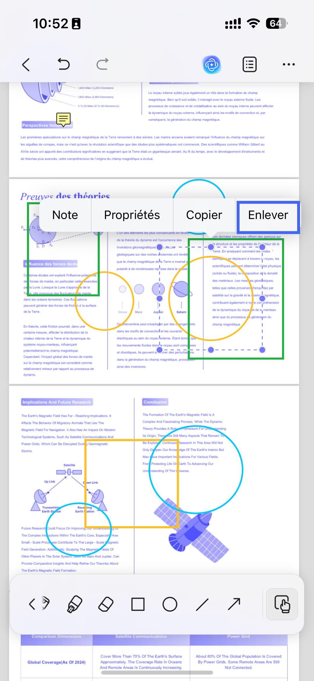 copier ou supprimer immédiatement ios