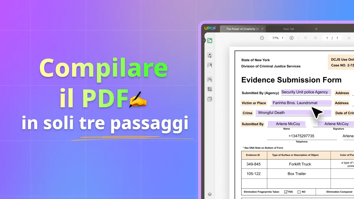 Compilare i moduli PDF in soli tre passi