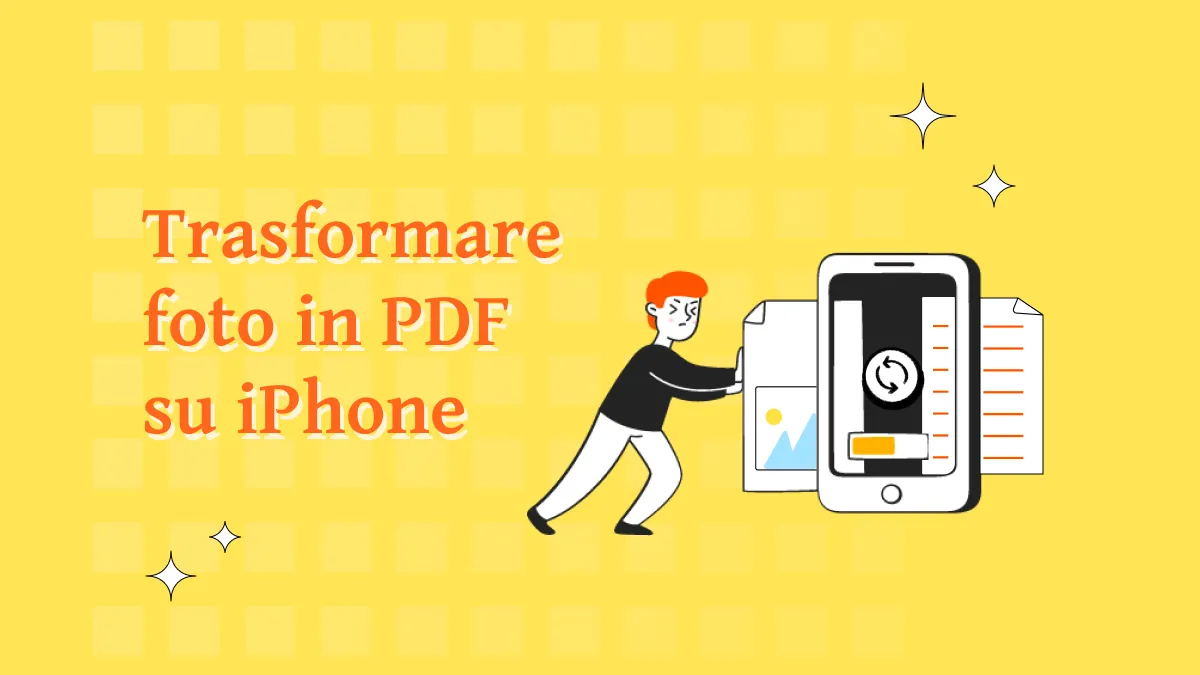 5 metodi per trasformare foto in PDF su iPhone