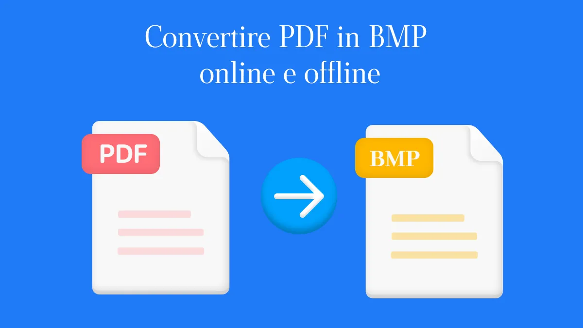 Come convertire da PDF a BMP in 2 metodi