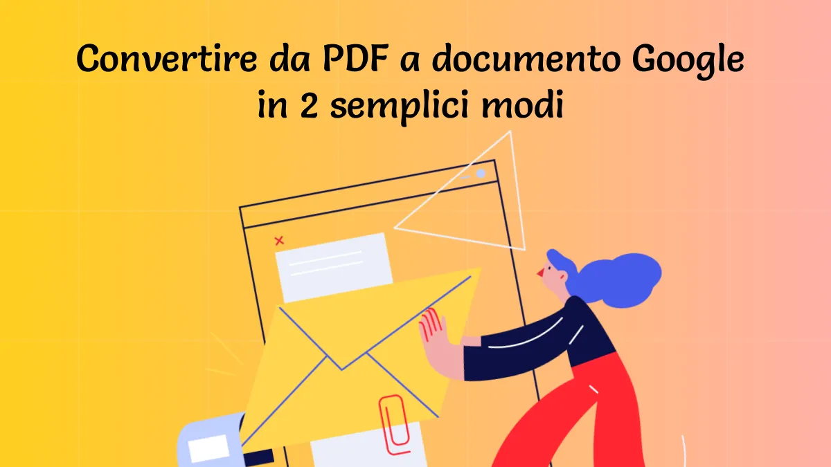 Convertire da PDF a documento Google online e offline