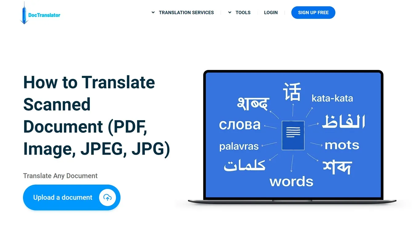 A how-to guide on translating PDFs and other documents online