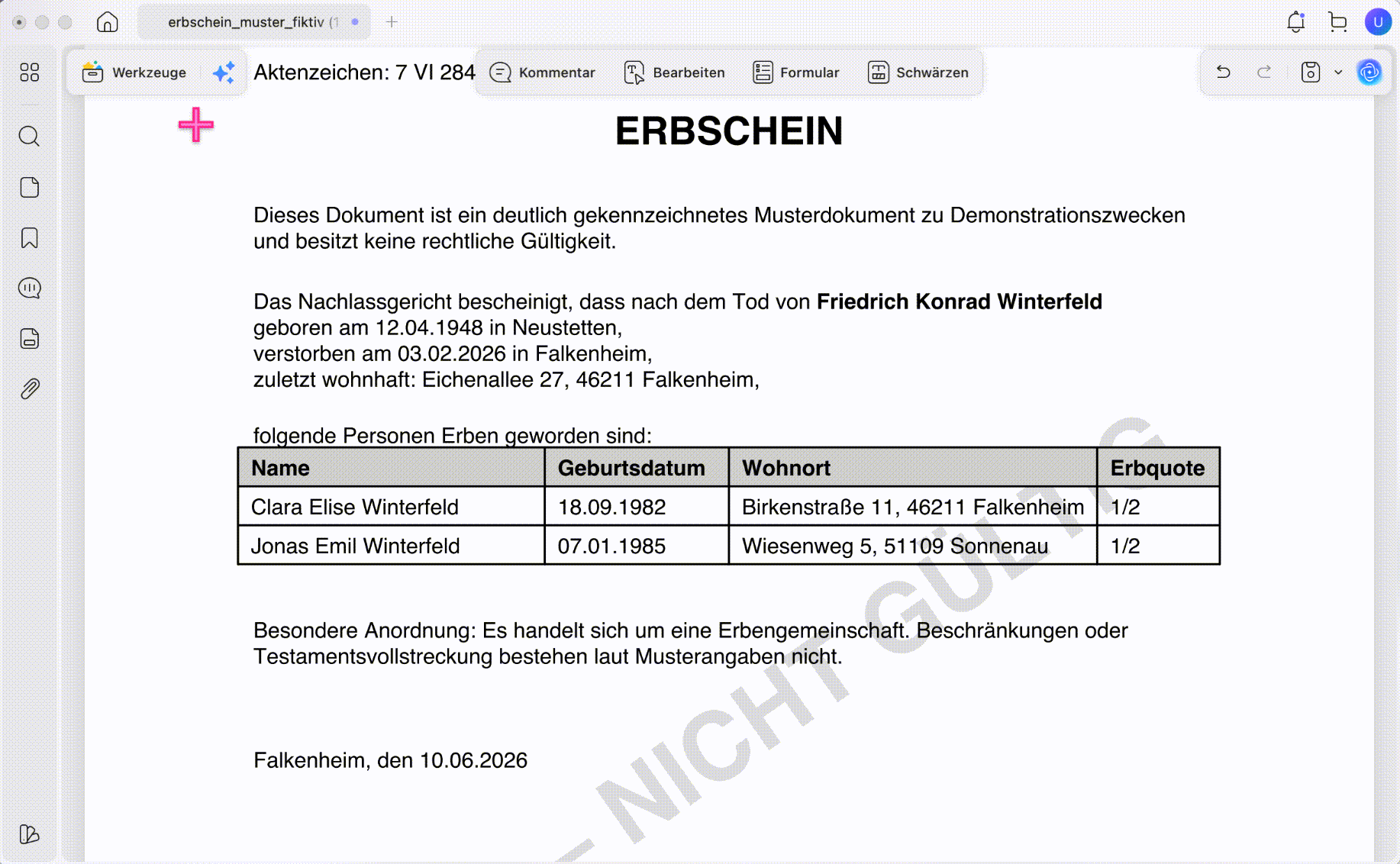 Text in PDF auf Mac bearbeiten