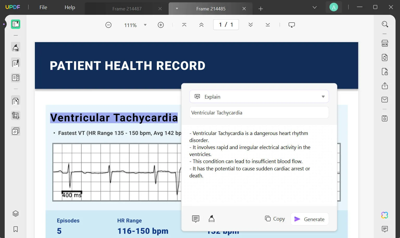 explain medial terms with ai