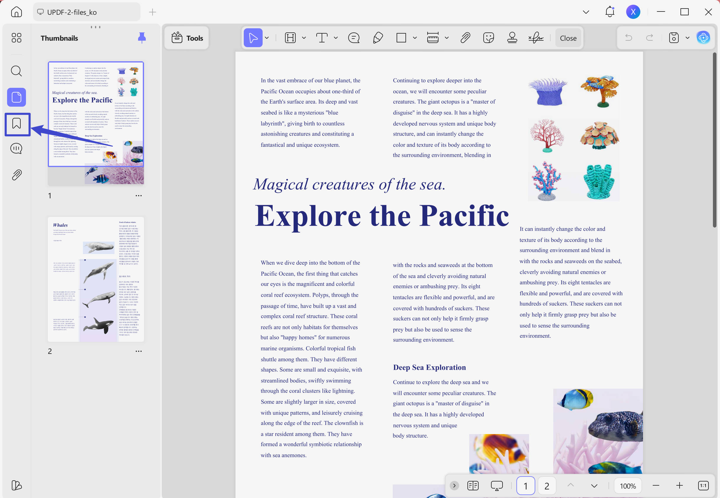remove pdf bookmarks hide bookmarks
