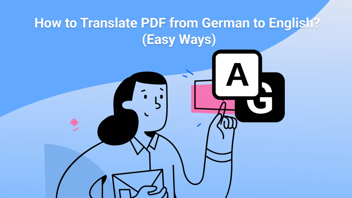 How to Translate PDF from German to English? (Easy Ways)