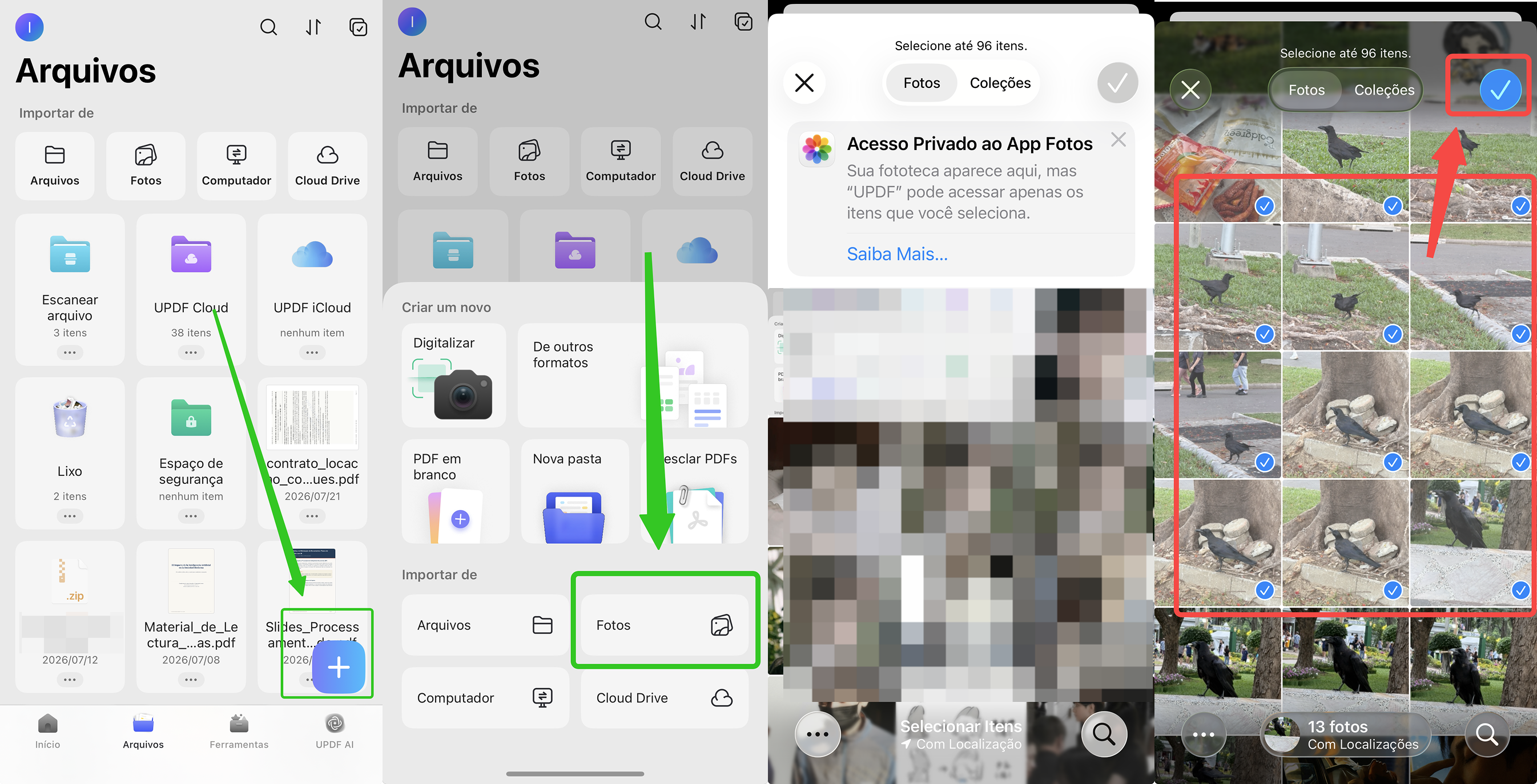 juntar jpg em pdf no celular com updf