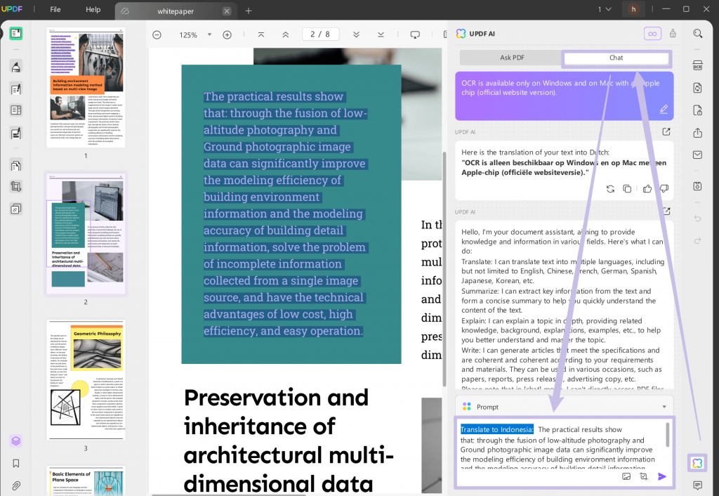 How to translate pdf from english to indonesia easily updf