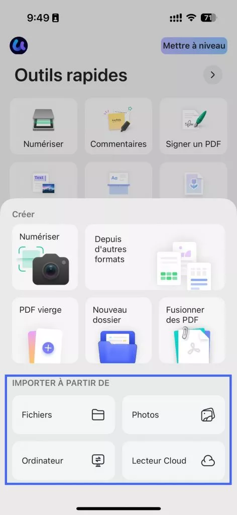 Dans UPDF, appuyez sur « Modifier le PDF » dans l'interface.