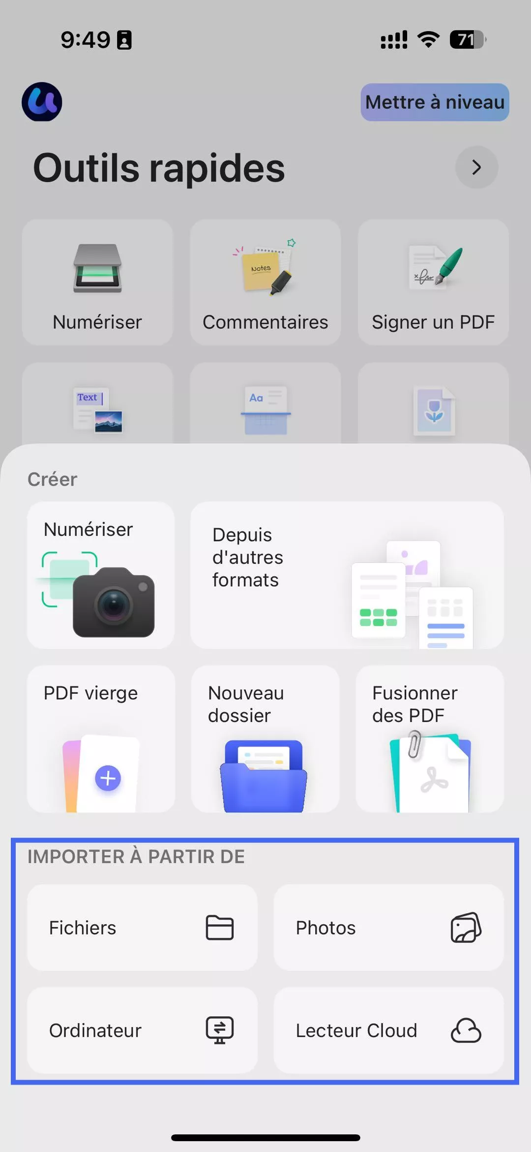 Ouvrir un ticket PDF dans UPDF sur mobile