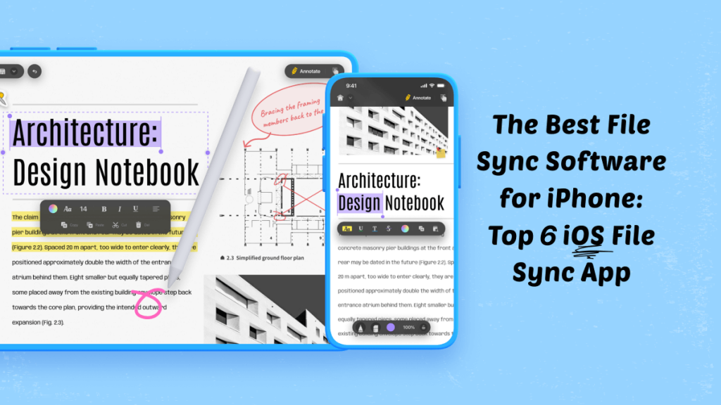 Top 6 iOS File Sync App: Sync Files Seamlessly on iPhone | UPDF
