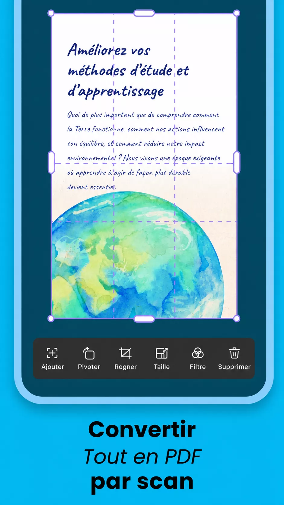 Scanner un document en PDF sur iPhone avec UPDF
