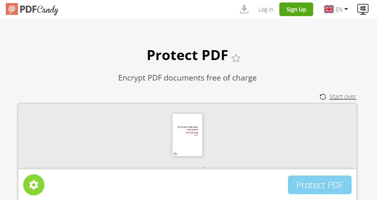 pdf candy online pdf protector