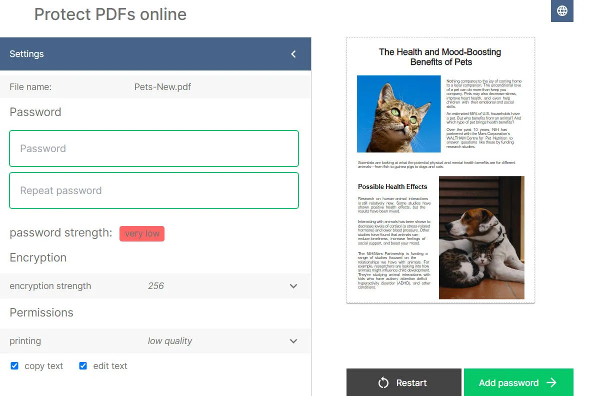 pdfforge online pdf protector