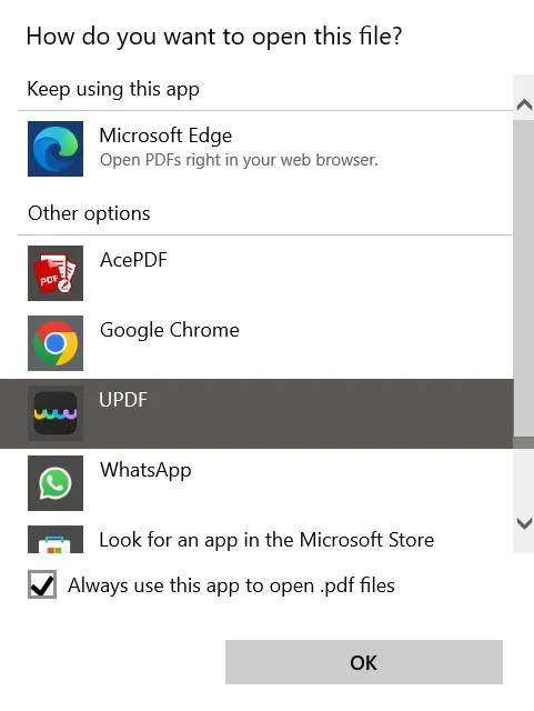 why are my pdfs opening in chrome set updf as default app to open pdf