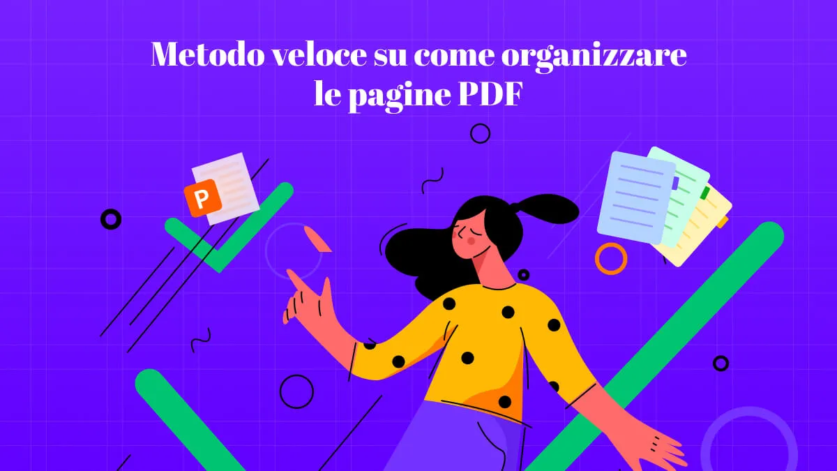 organizzare le pagine PDF