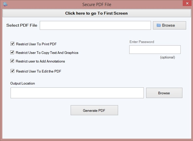 pdf protector password protector tool