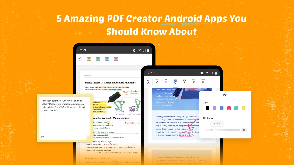 Comparing PDF Creator For Android: Top 5 Picks | UPDF