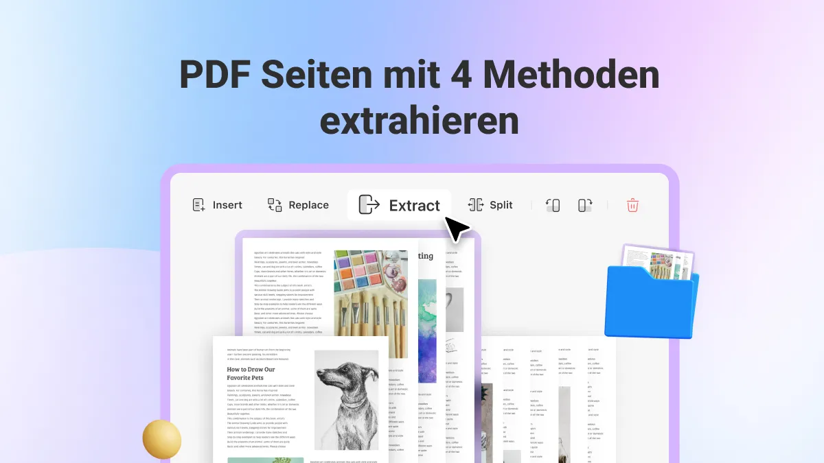 So können Sie PDF Seiten mit 4 Methoden extrahieren