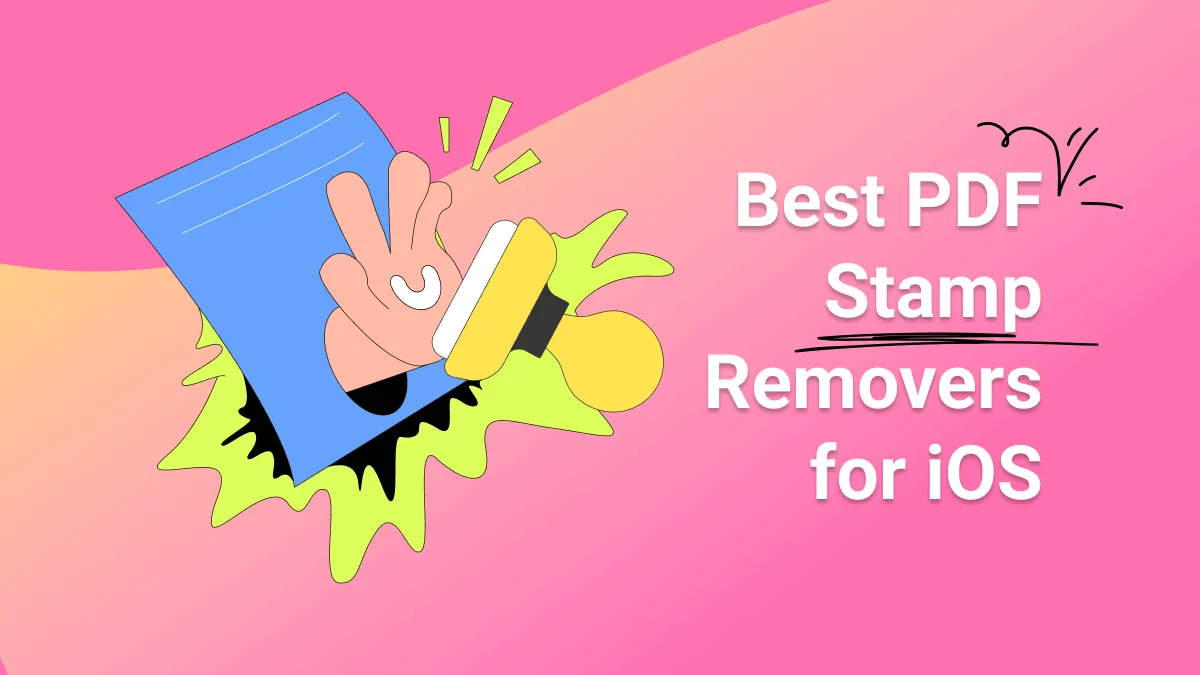 5 Best PDF Stamp Removers for iOS in 2024