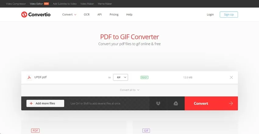 pdf to gif converter convertio pdf to gif converter