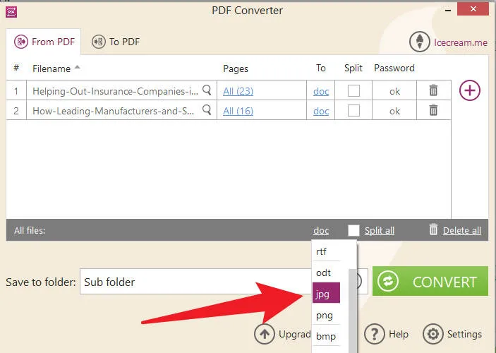 pdf to jpg converter pc icecream pdf document converter
