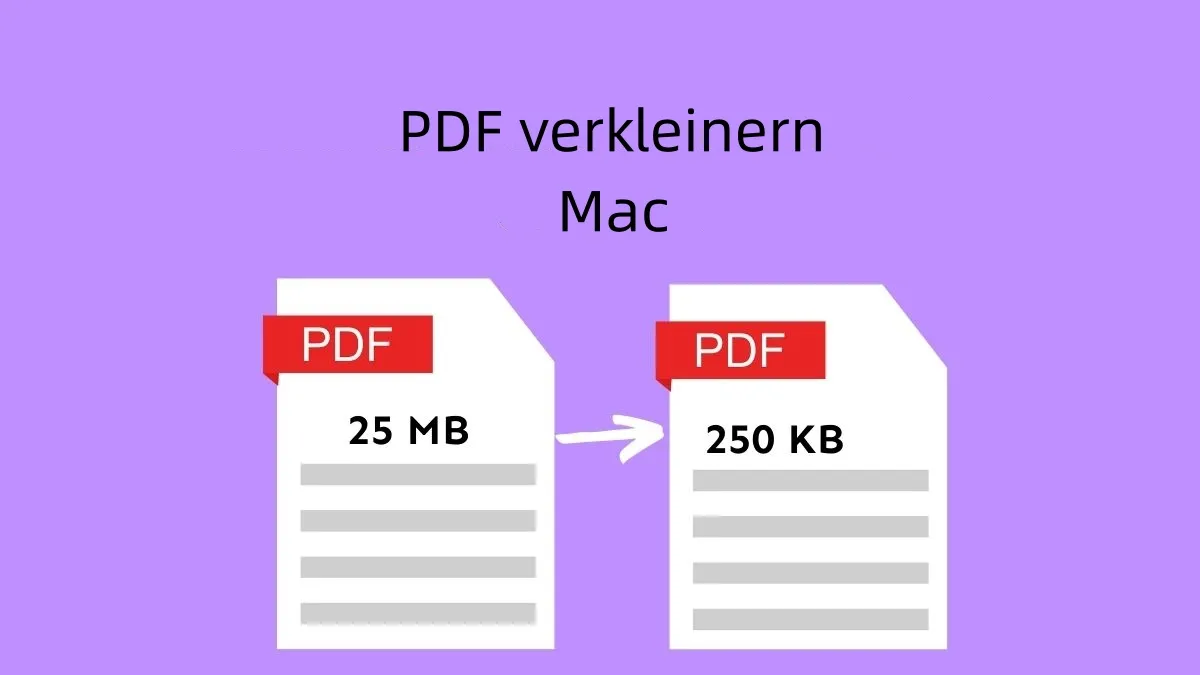 PDF-Dateien auf Mac verkleinern -Schritt für Schritt Anleitung