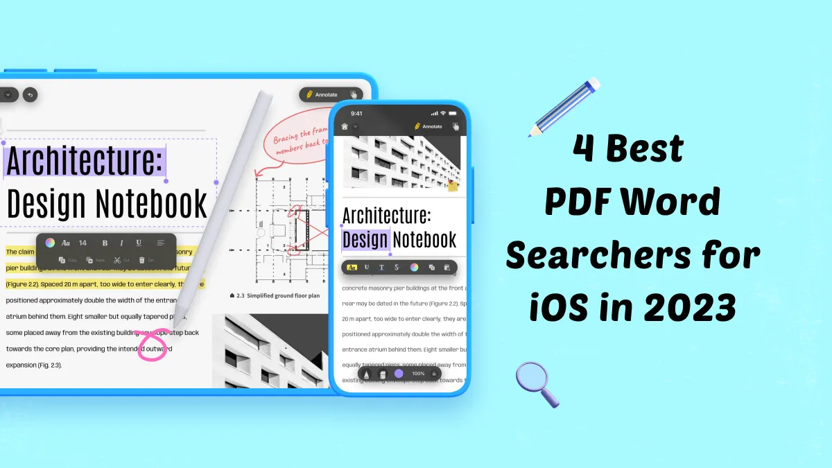 4 Best PDF Word Searchers for iOS in 2023