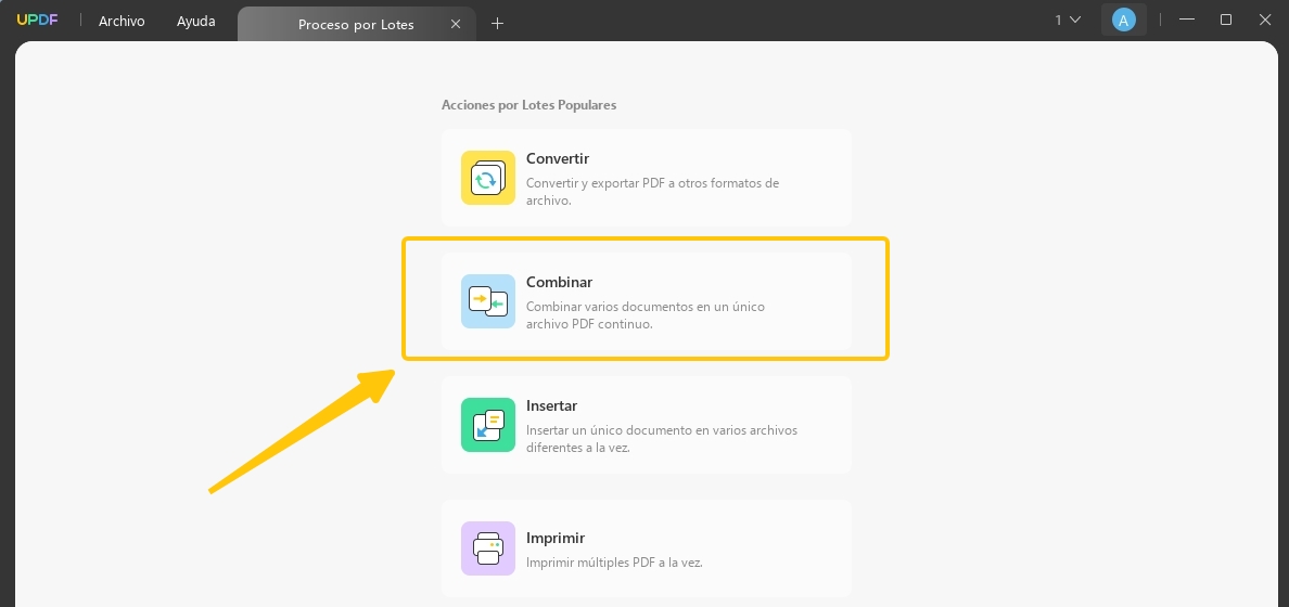pdfs en lote-combinar