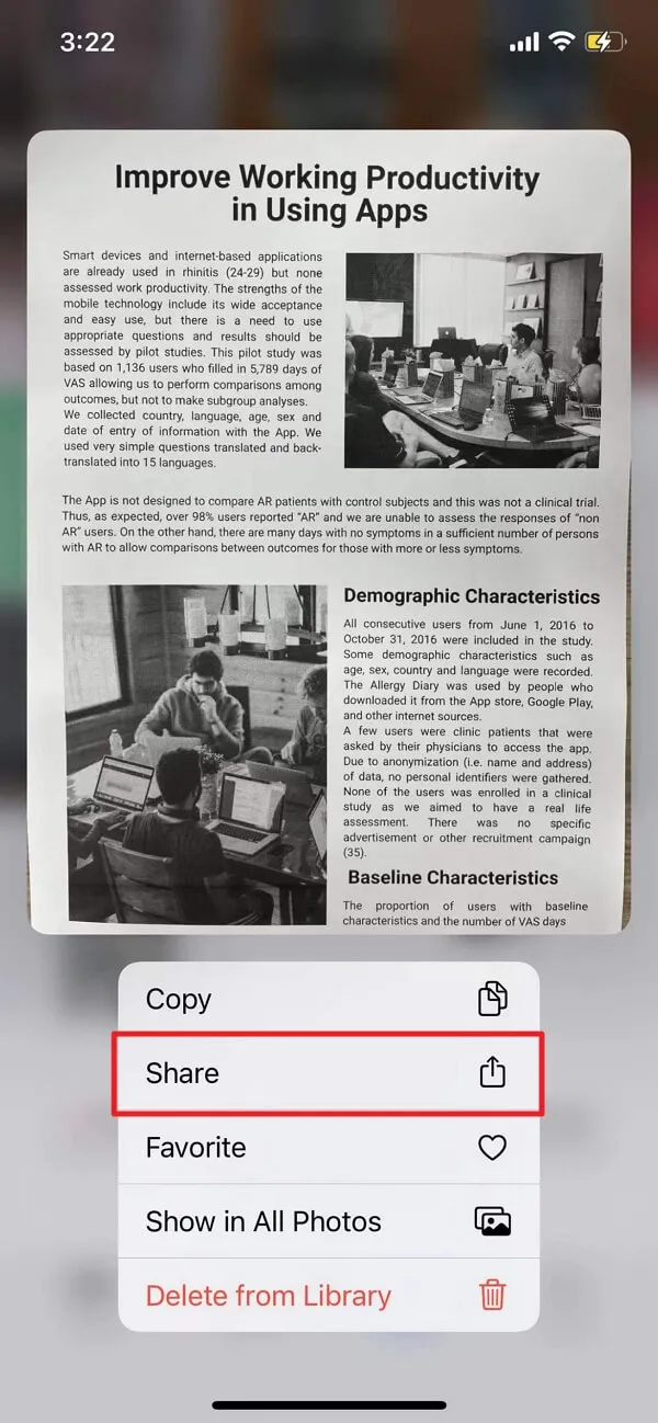 criar um pdf no iphone com o aplicativo books