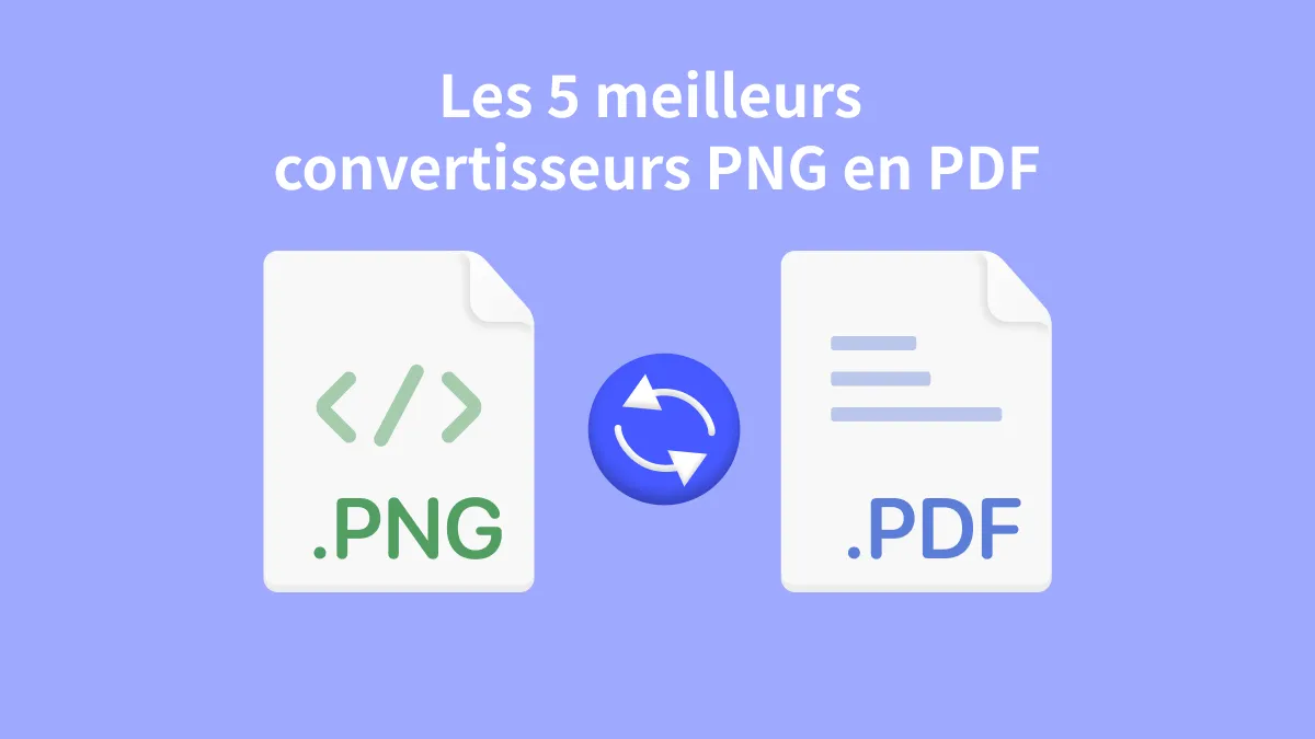 TOP 5 convertisseurs de PNG en PDF en ligne et hors ligne