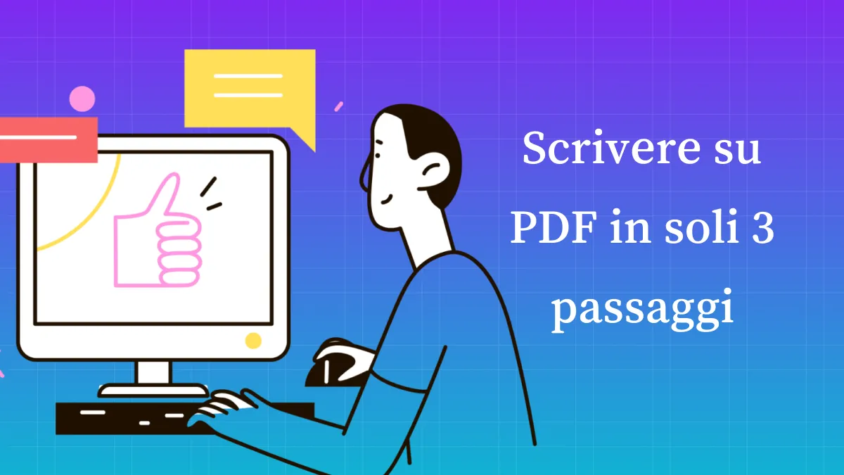 Come scrivere su un PDF passo dopo passo