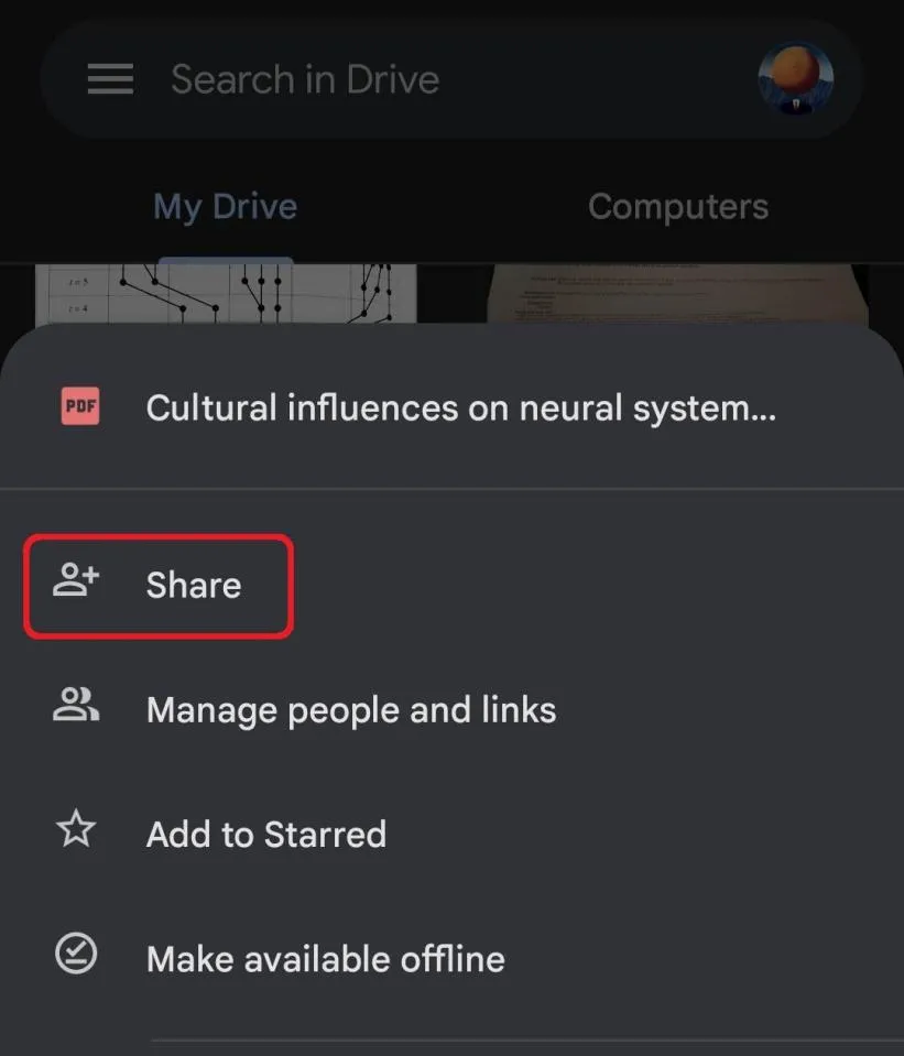 file sharing app android google drive