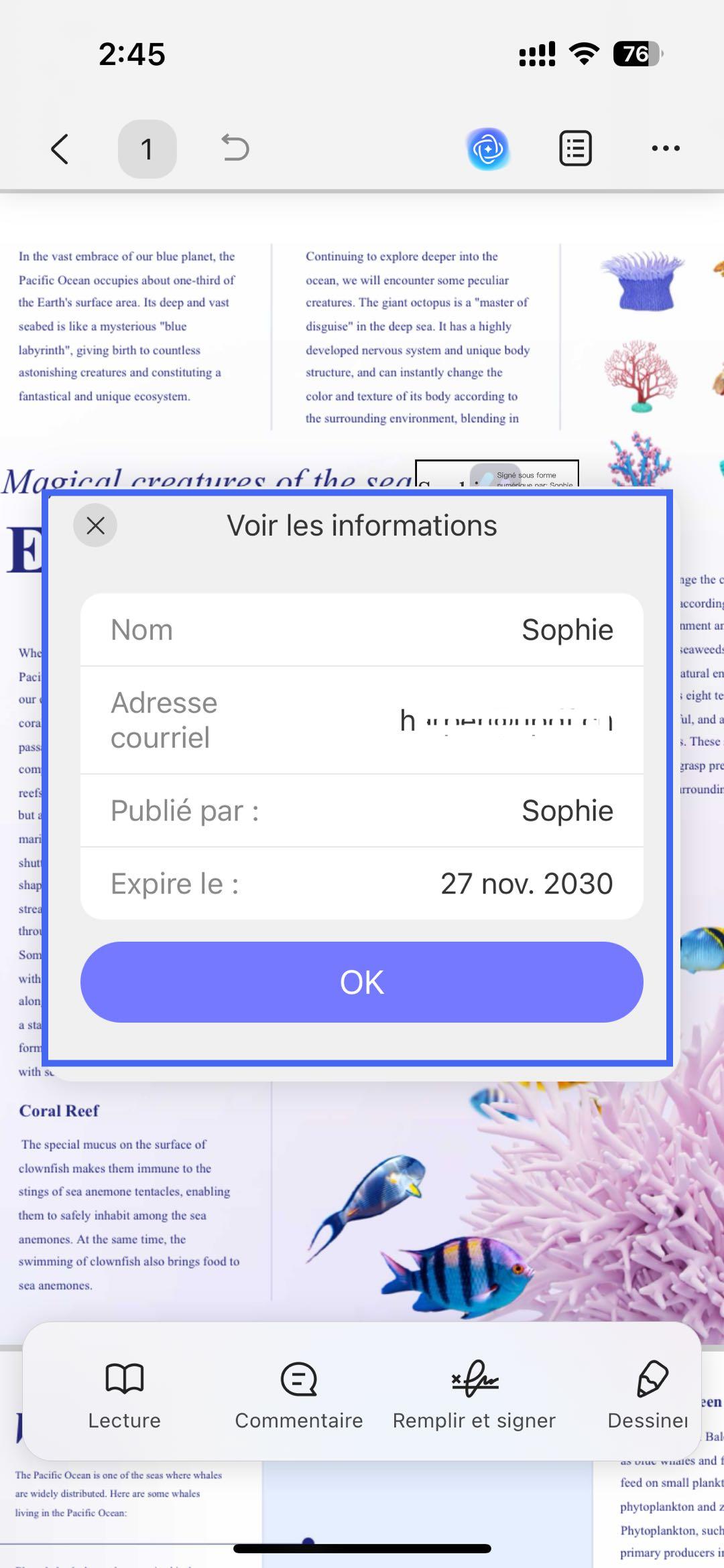 Personnaliser l'apparence