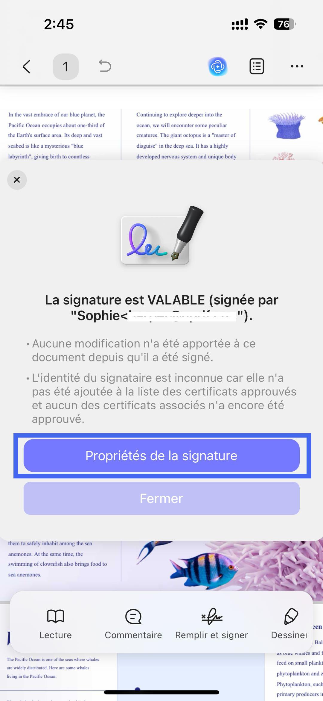 Personnaliser l'apparence