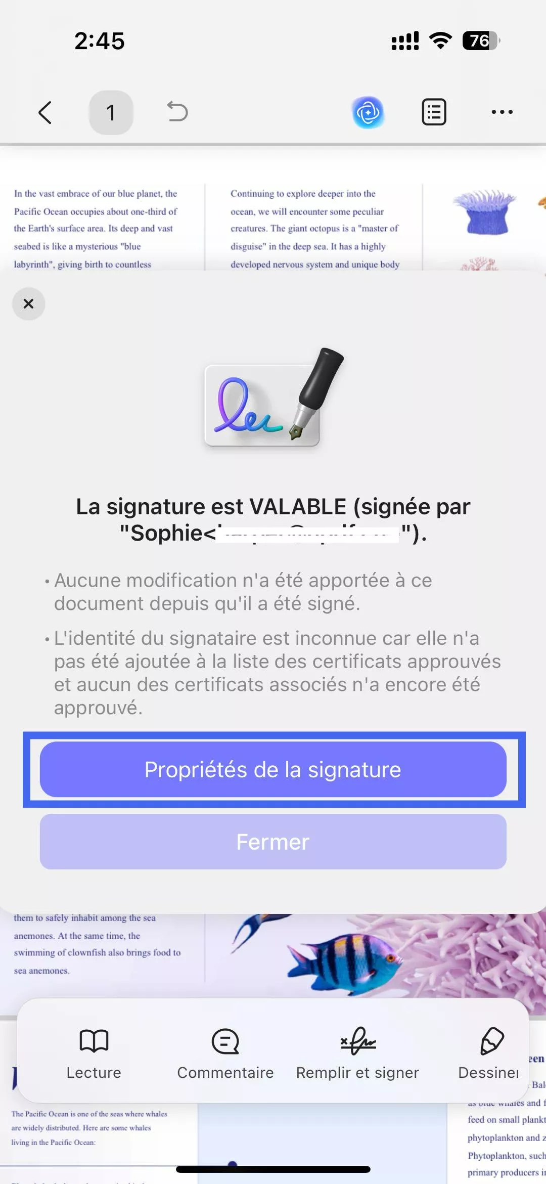 Personnaliser l'apparence