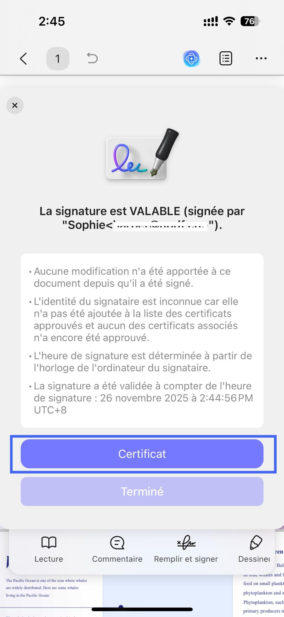 Personnaliser l'apparence